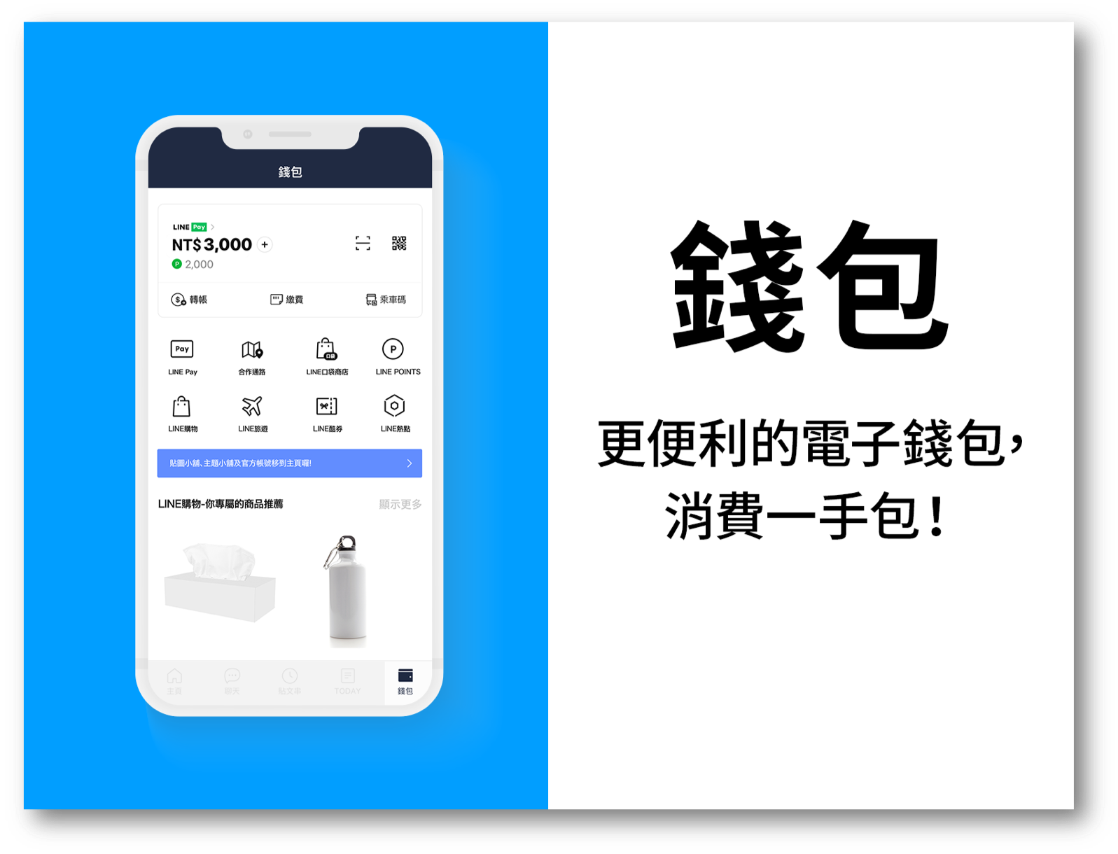 LINE主頁與錢包頁面全新升級!體驗更個人化的使用介面