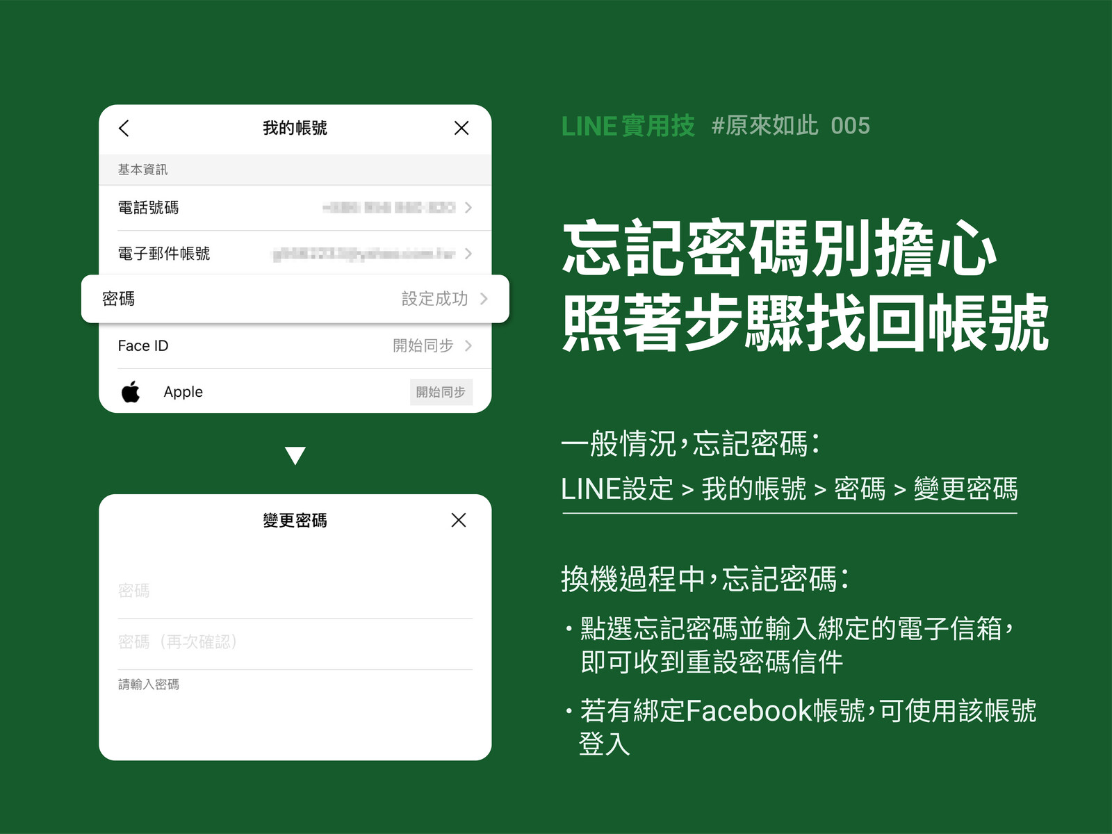 忘記密碼免驚慌,跟著我們帶您找回帳號!