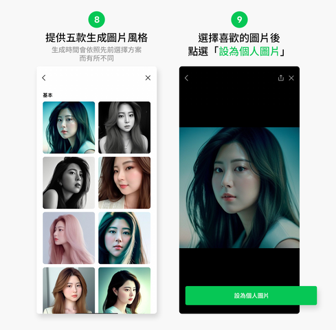 全新功能上線!用「AI 自拍」打造AI人像設為個人圖片