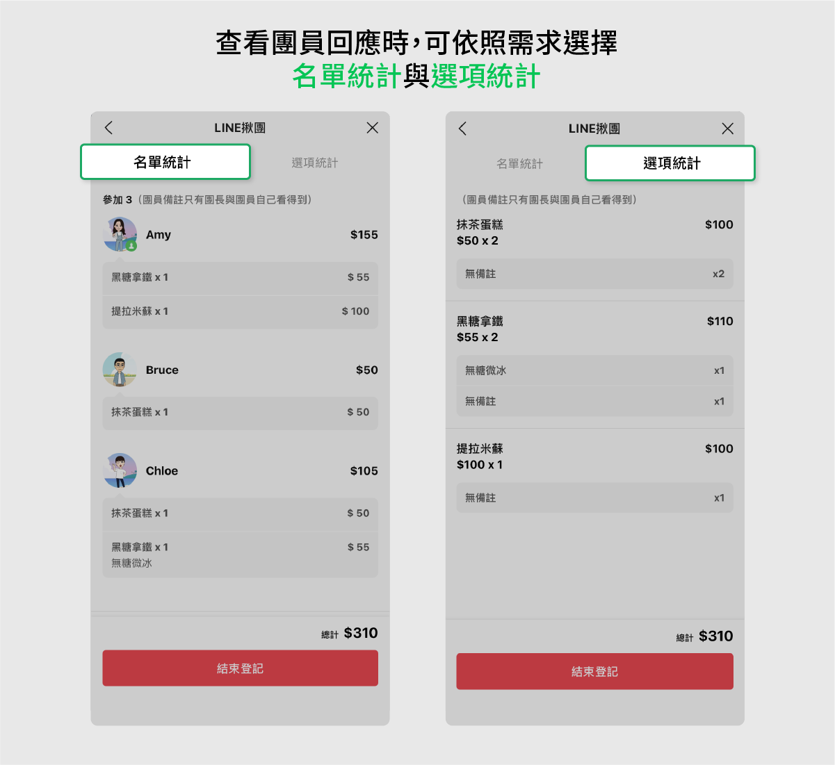 更新介紹:開放團員新增選項、填寫備註等五大新功能!