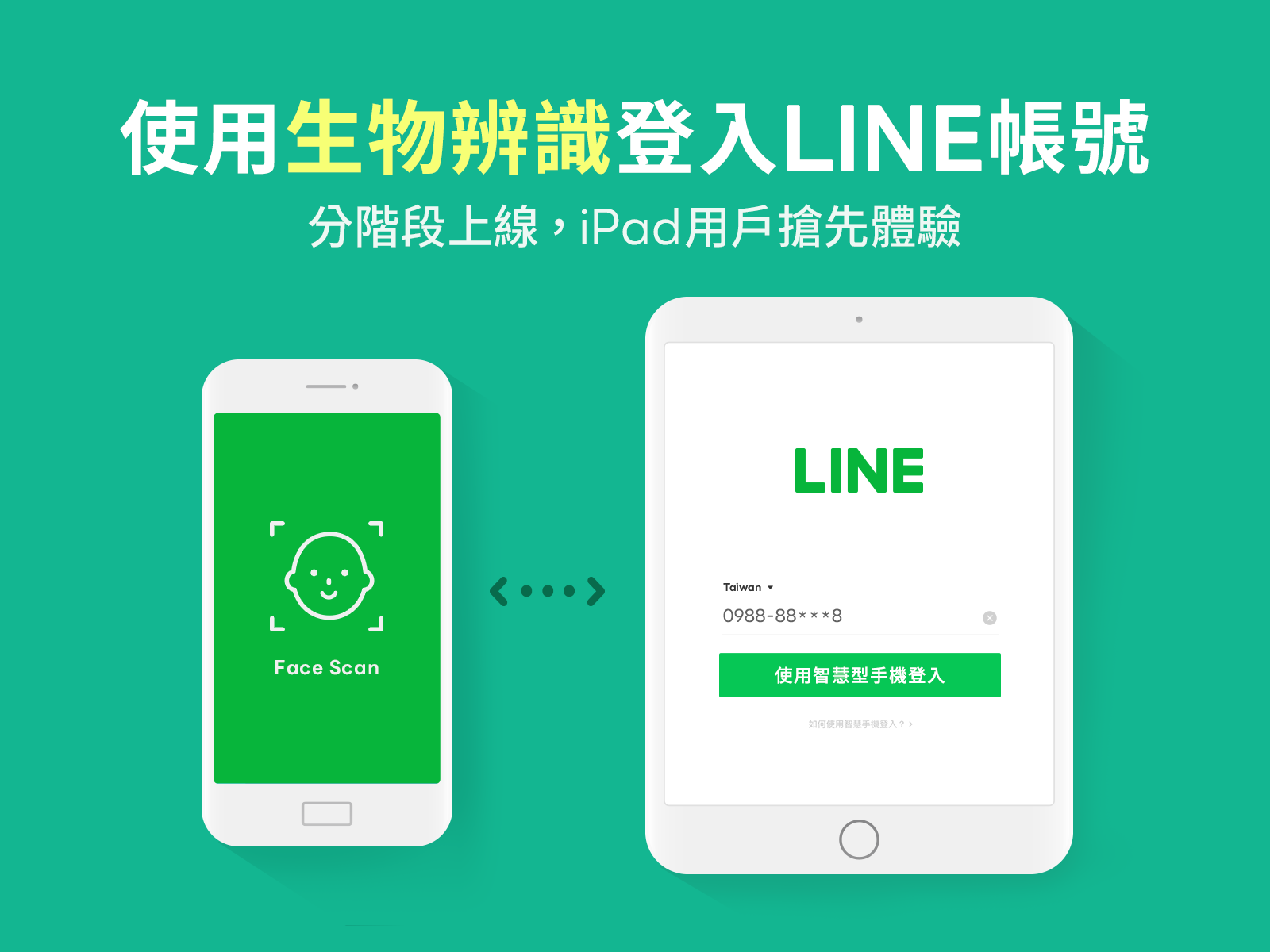 不怕忘記密碼了～ LINE開放「生物辨識」登入