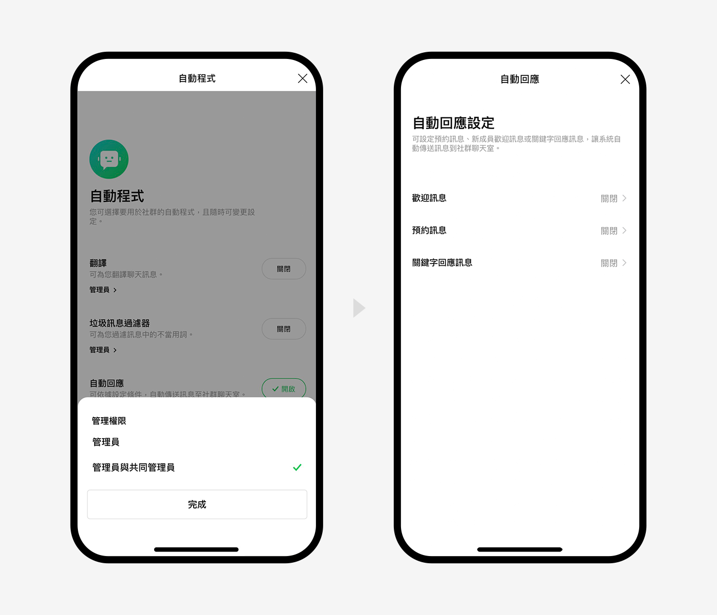 新功能報到：自動回應功能！讓管理員跟手動回覆說掰掰
