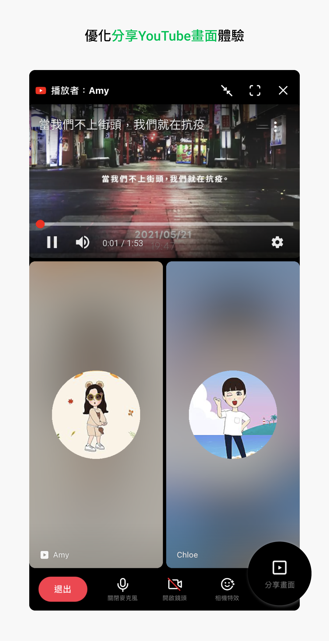  群組視訊通話新增關閉麥克風！語音＆視訊通話三項更新重點