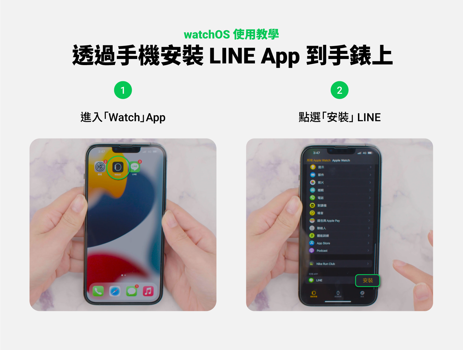 LINE正式支援Wear OS 3.0!雙系統智慧手錶使用LINE教學懶人包
