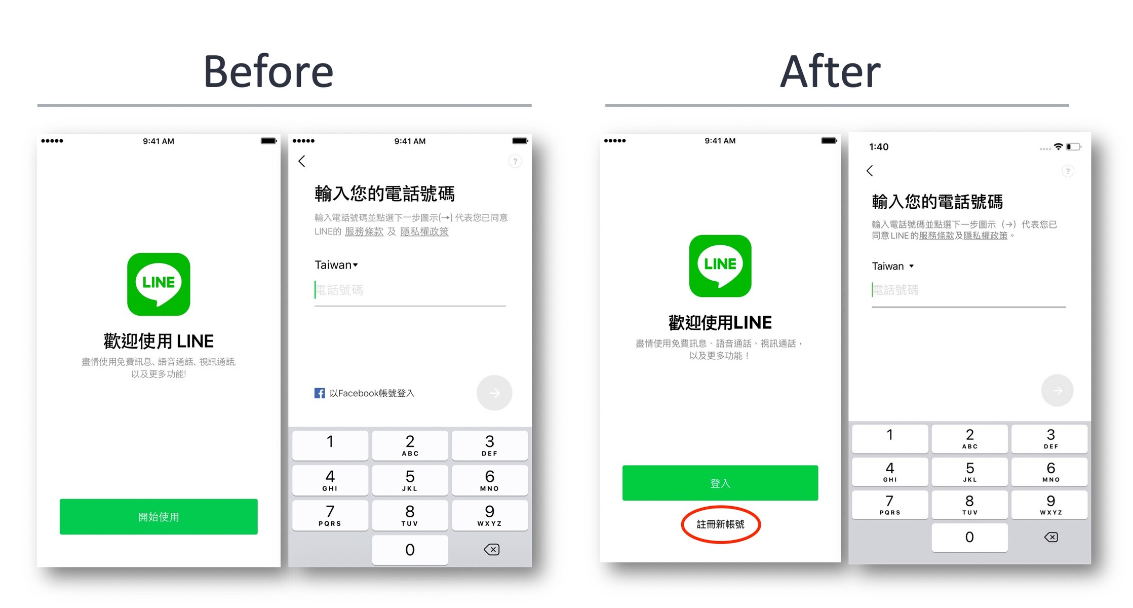 LINE已正式終止使用Facebook帳號註冊新LINE帳號